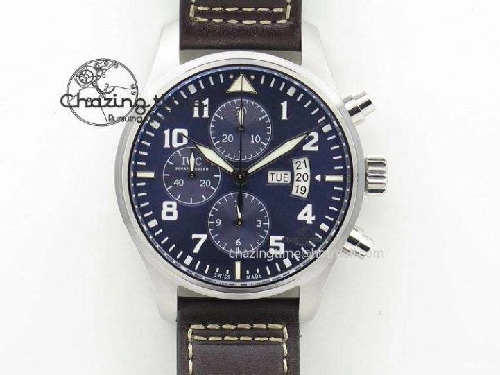 MIROTIME 0501 RelaxedFit Big Pilot Real PR IW500435 “Muhammad Ali” ZF Best Edition On Black Leather Strap A 7295